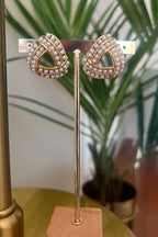 Boucles d'oreilles Cercle Bleu