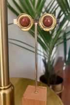 Pendientes Marrón